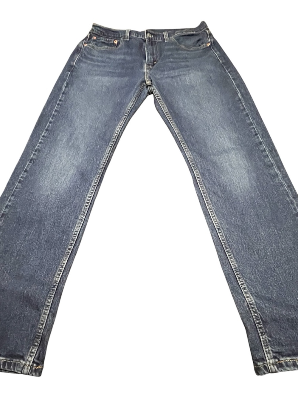 Levi's Men's Straight Leg Jeans - Faded Blue Denim